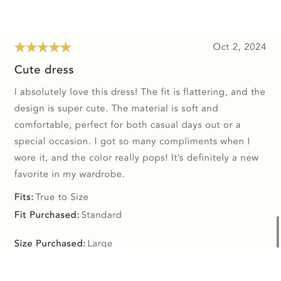 NWT Size 1X - Love The Label Cotton Swing Mini Dress (NWT US$ 228) - Picture 10 of 16